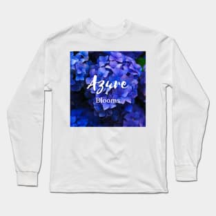 Blue Flower Long Sleeve T-Shirt